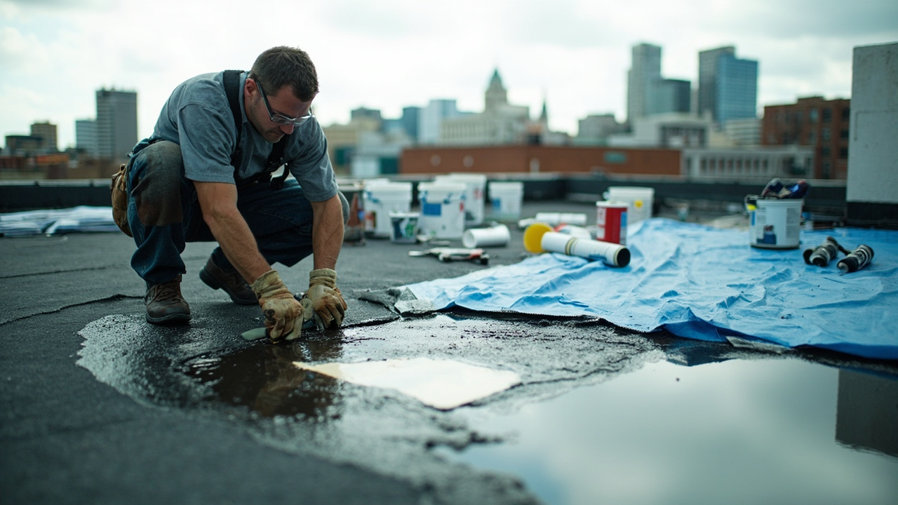 How Emergency Flat Roof Patching Actually Works