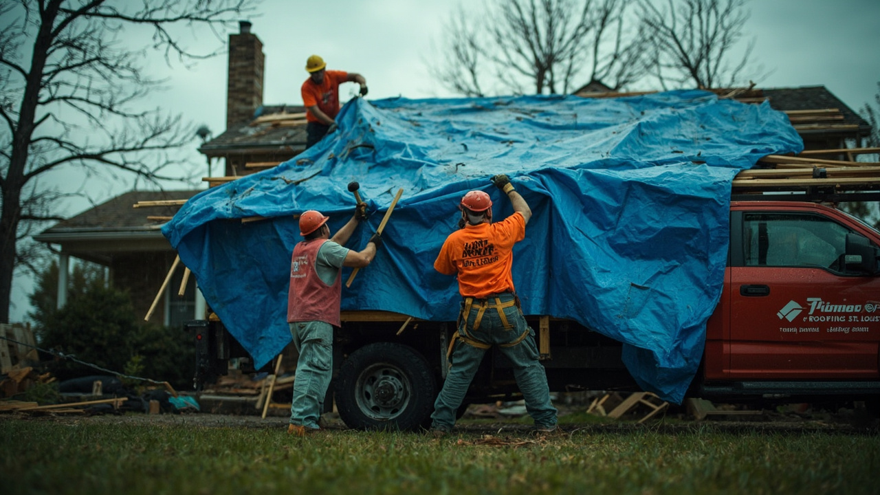 How Professional Emergency Tarping Protects Your Property
