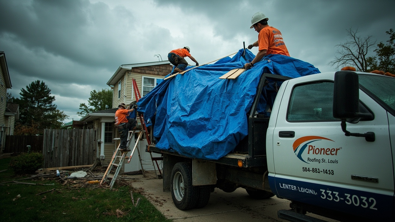 Emergency Tarping Service in St. Louis – 24/7 Response Within 90 Minutes of Your Call