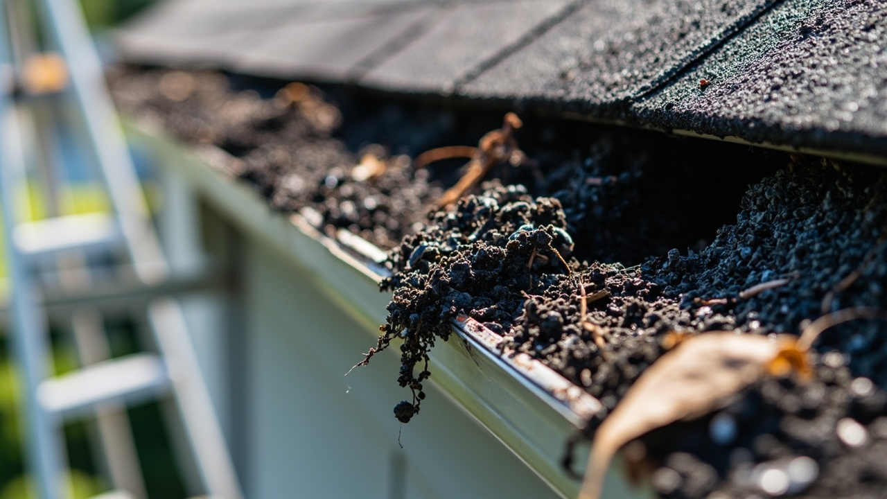 How We Diagnose Shingle Grit in Gutters the Right Way