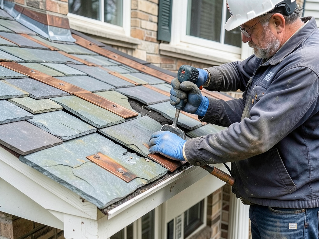 Restoring historic slate and tile roofs in the cen